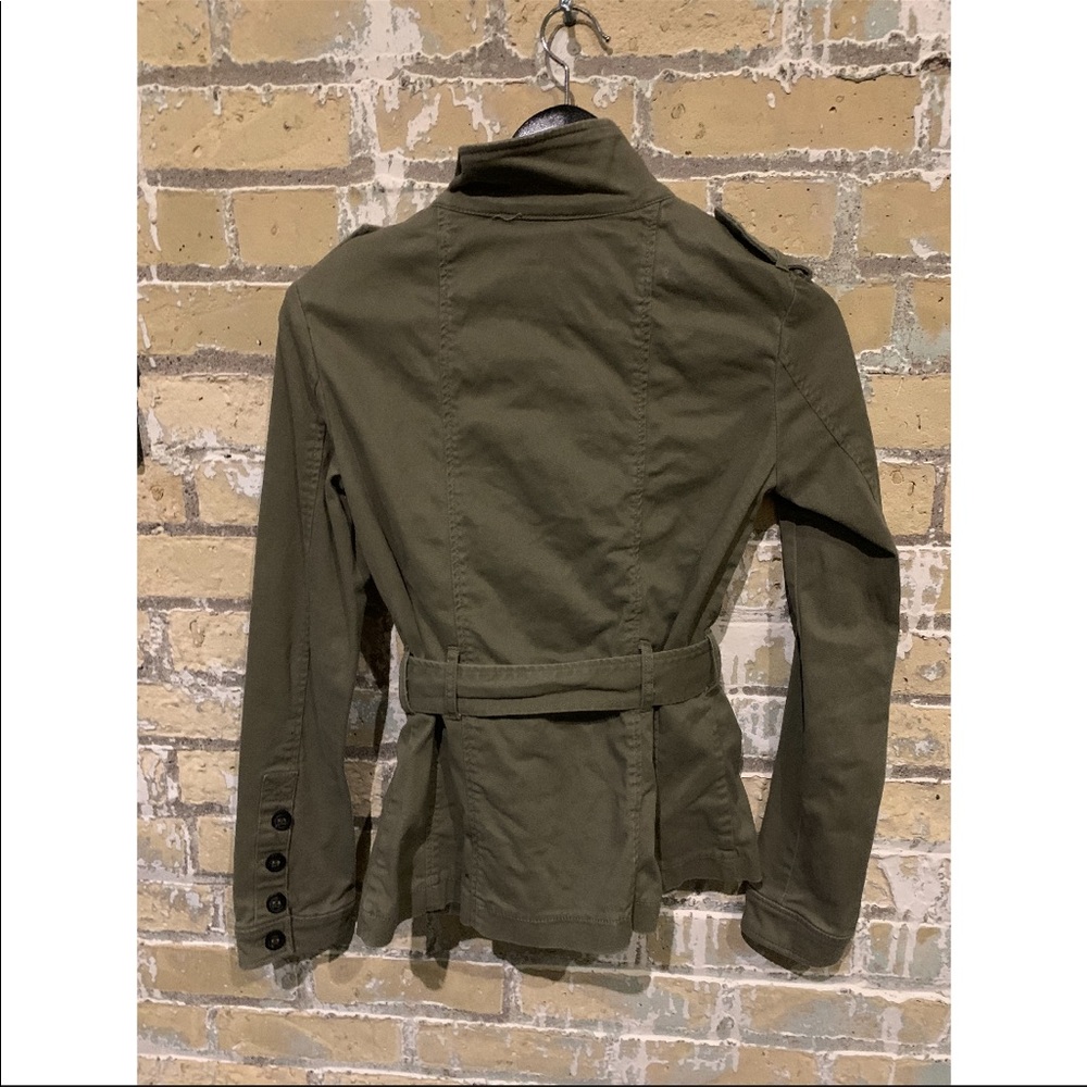H&M Green Utility Jacket Size 4 - Picture 4 of 6